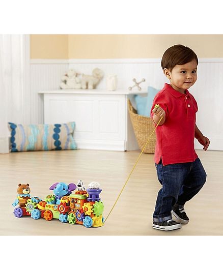 VTech Gearzooz Animal Gear Up & Go Train Baby VT80-198903 - Colorland Toys