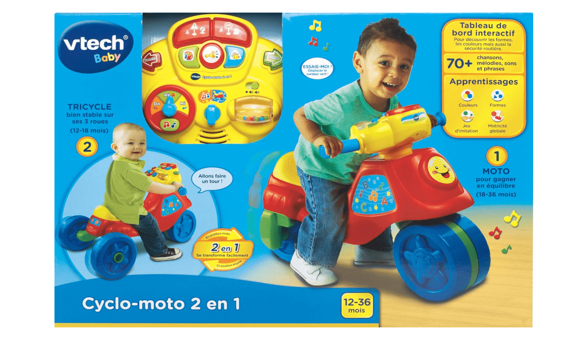 VTech Go & Learn Motorbike VT80 - 181703 - Colorland Toys