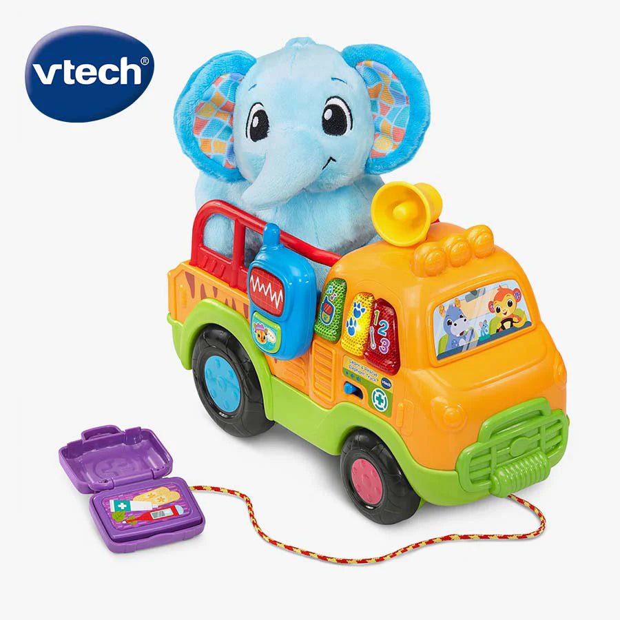 VTECH Learn And Rescue Elephant Truck VT80 - 570900 - Colorland Toys