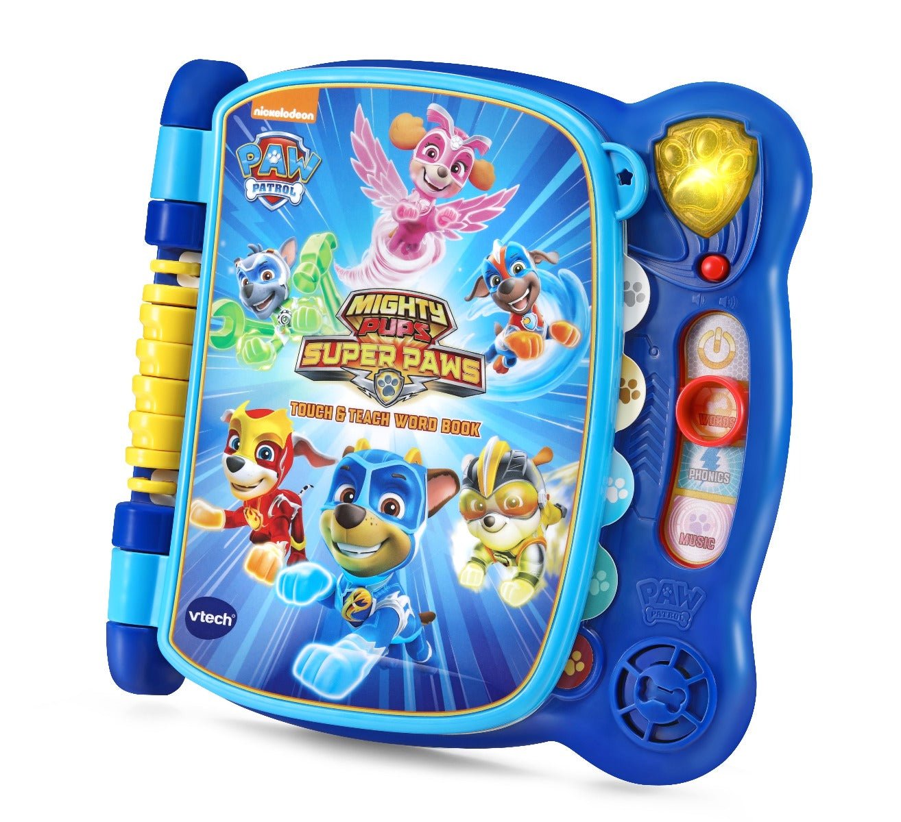 VTech Paw Patrol Mighty Pups Touch & Teach Word Book 80 - 530700 - Colorland Toys