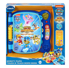 VTech Paw Patrol Mighty Pups Touch & Teach Word Book 80 - 530700 - Colorland Toys