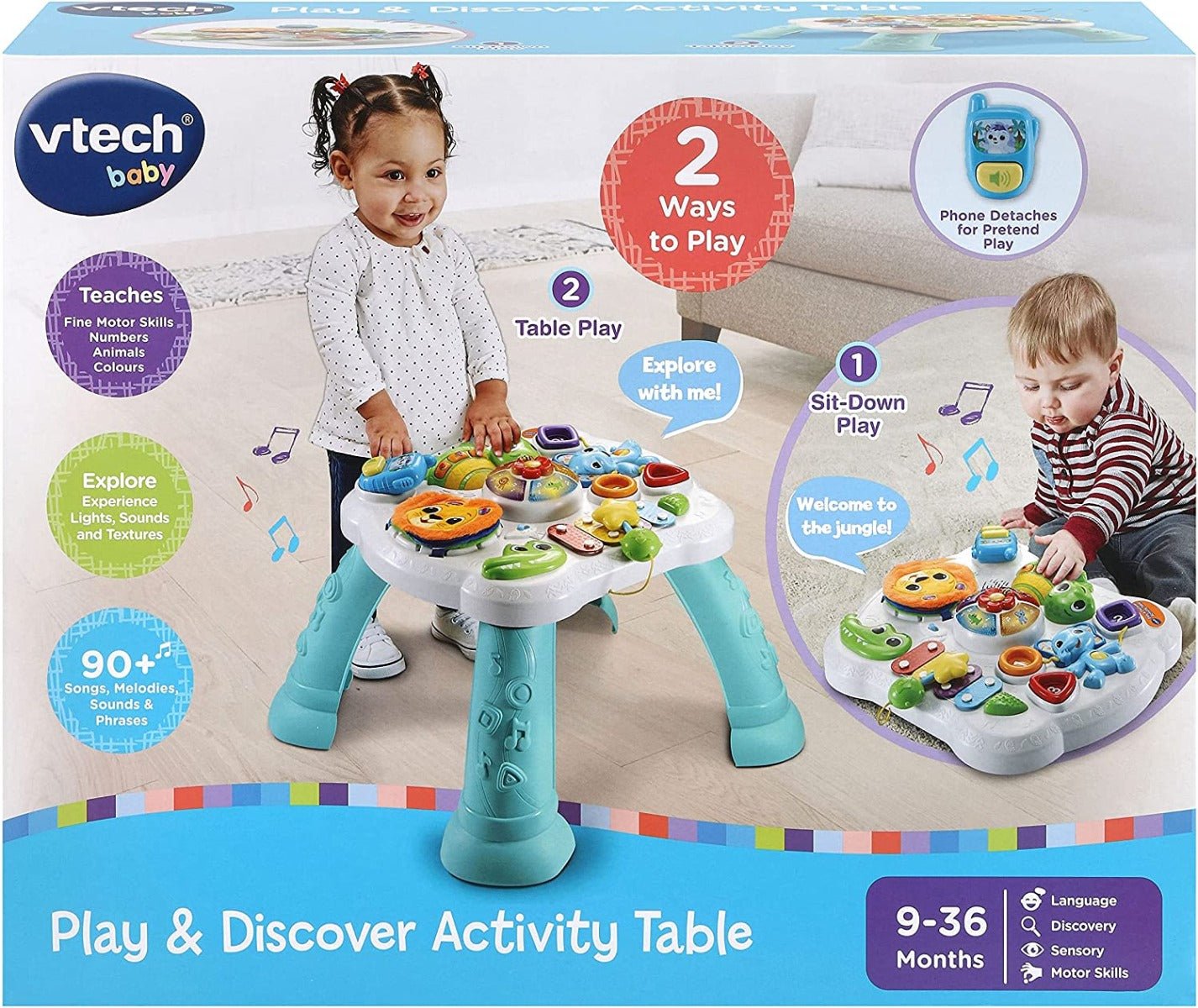 VTech Play & Discover Activity Table 80 - 540803 - Colorland Toys