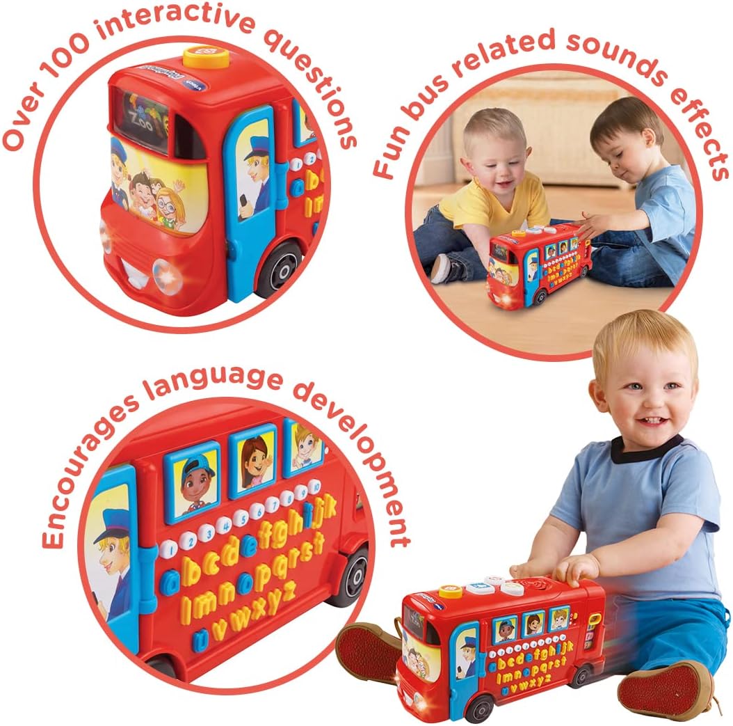 VTech Playtime Bus with Phonics 80-150049 - Colorland Toys