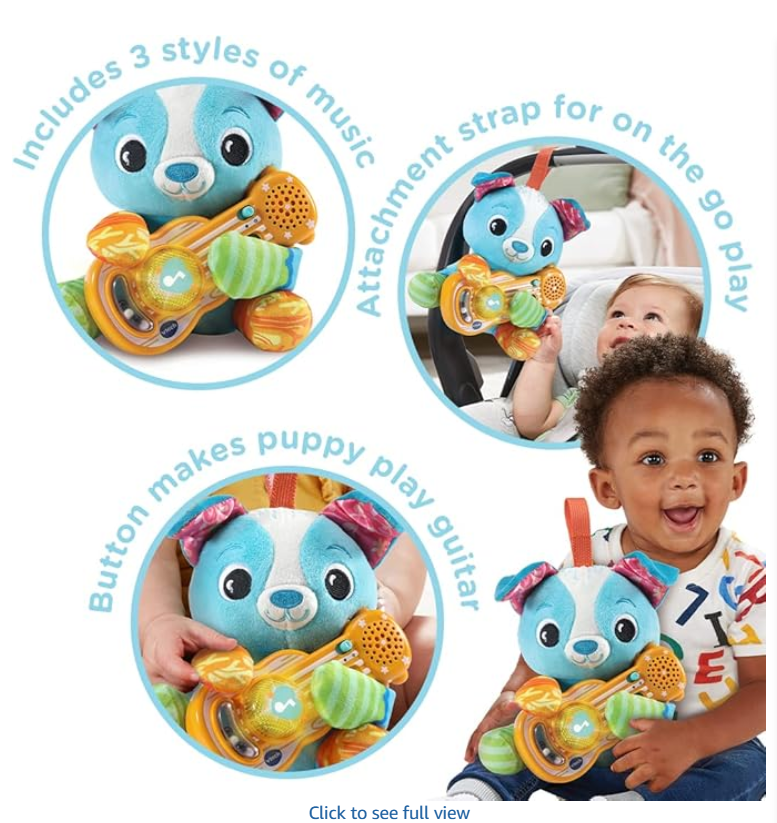 VTech Puppy Sounds Guitar 80 - 555003 - Colorland Toys