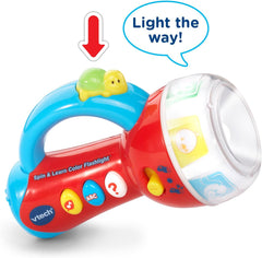 VTECH Spin And Learn Colours Torch VT80 - 185903 - Colorland Toys
