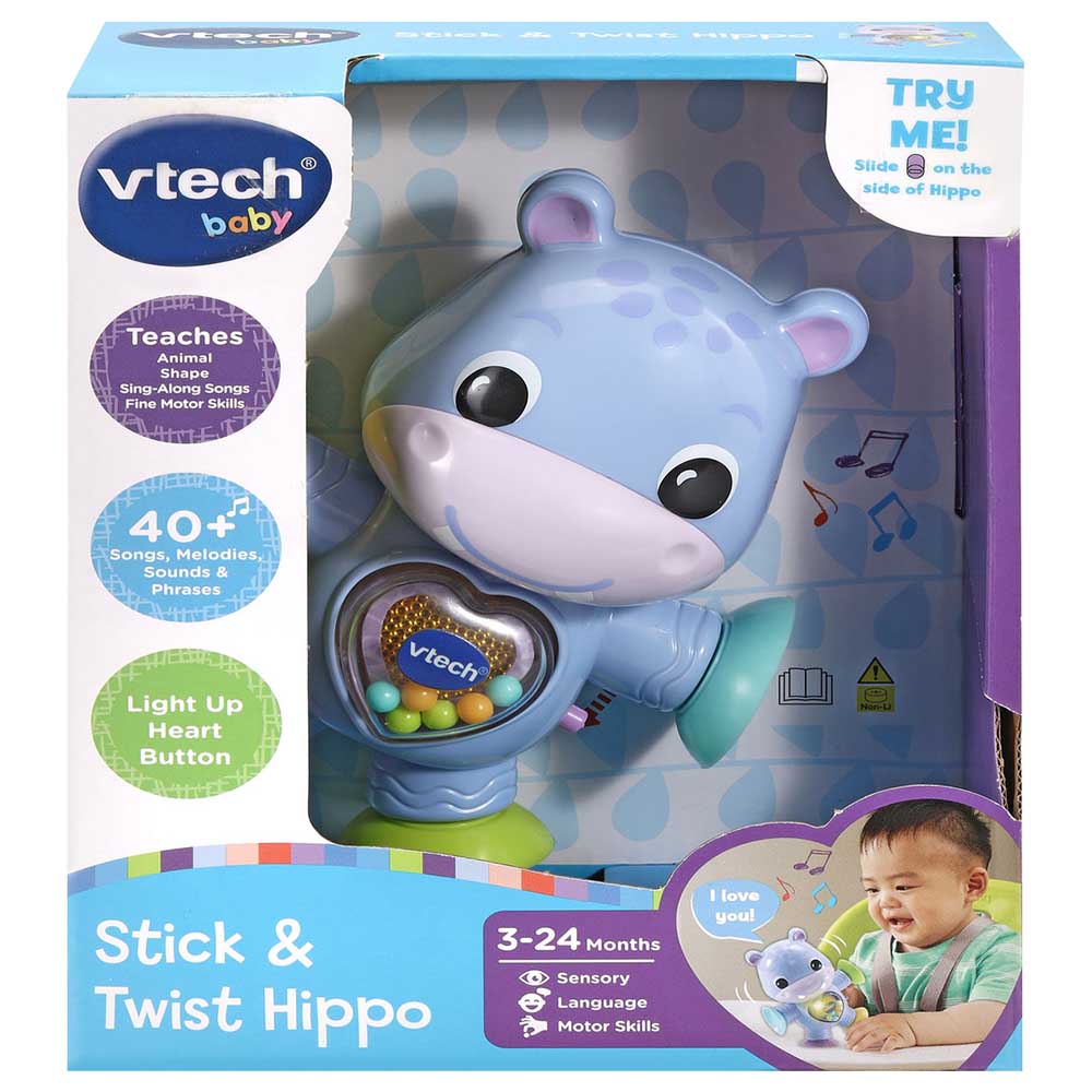 VTech Stick & Twist Hippo 80 - 550303 - Colorland Toys