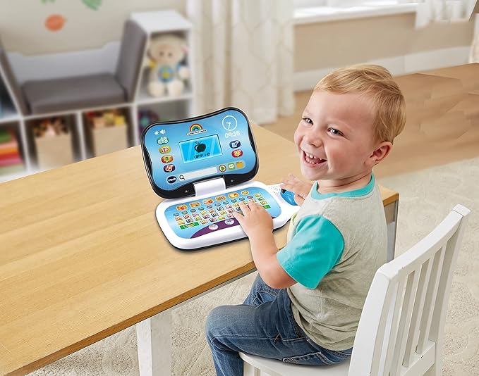 VTech Toddler Tech Laptop Blue 80 - 524803 - Colorland Toys