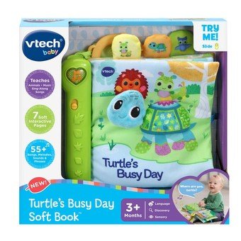 VTech Turtles Busy Day Soft Book 80 - 536900 - Colorland Toys
