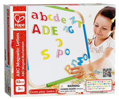 Hape ABC Wooden Magnetic Letters w/ Cloth Bag 52pcs - Colorland Toys