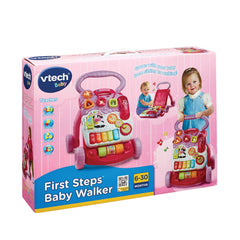 VTech First Steps Baby Walker Pink VT80-061773 - Colorland Toys