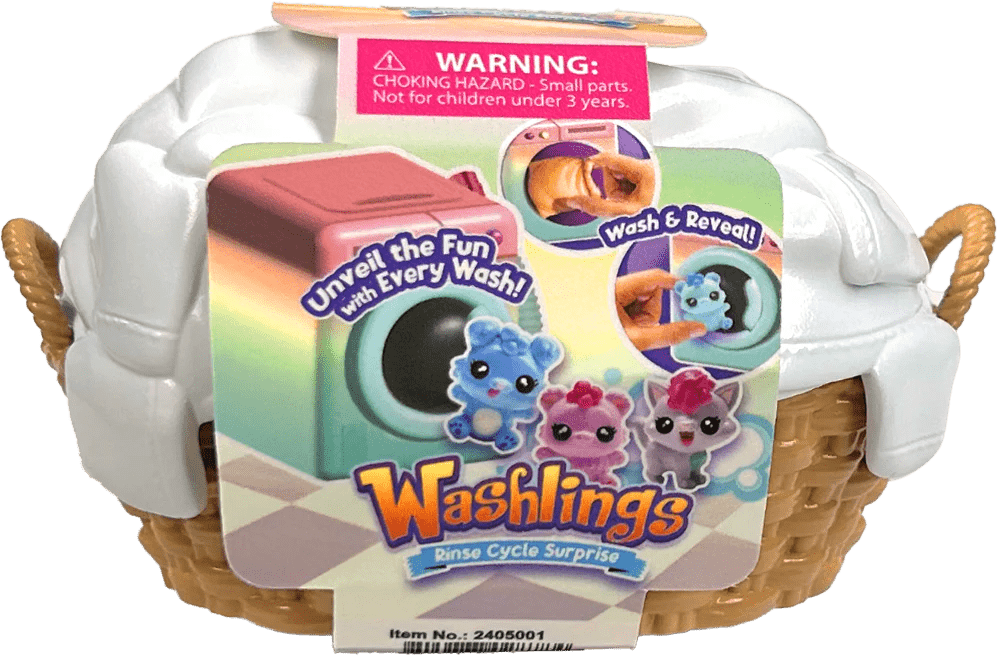 Washlings Hamper Set With 2 Laundry Bags PT - 2409012 - Colorland Toys
