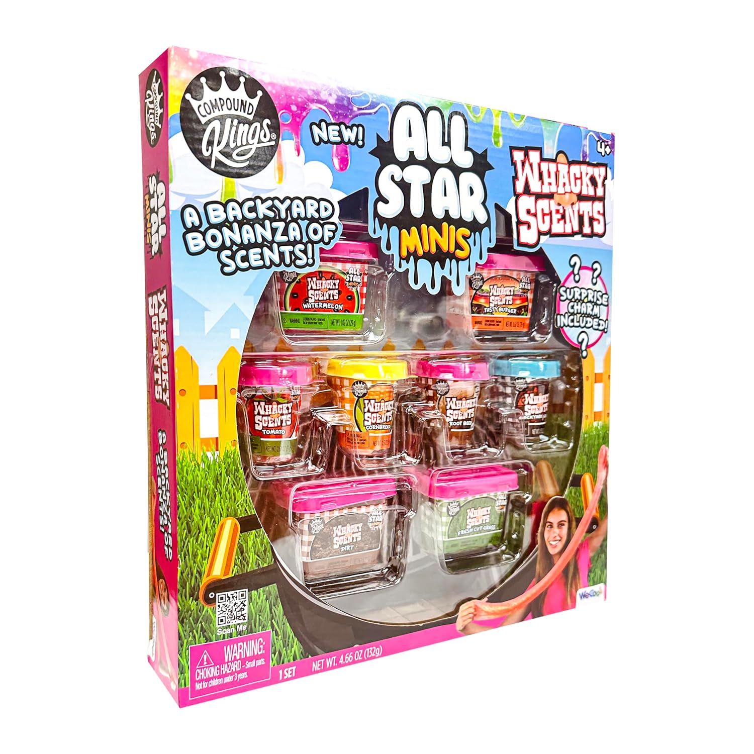 We Cool All-Star Minis Whacky Scents 8-Pack — Collectible Scented Mini Toys - Colorland Toys