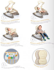 Weina MusiCozzi Magic Rocking Chair Chocolate 400310101 - Colorland Toys