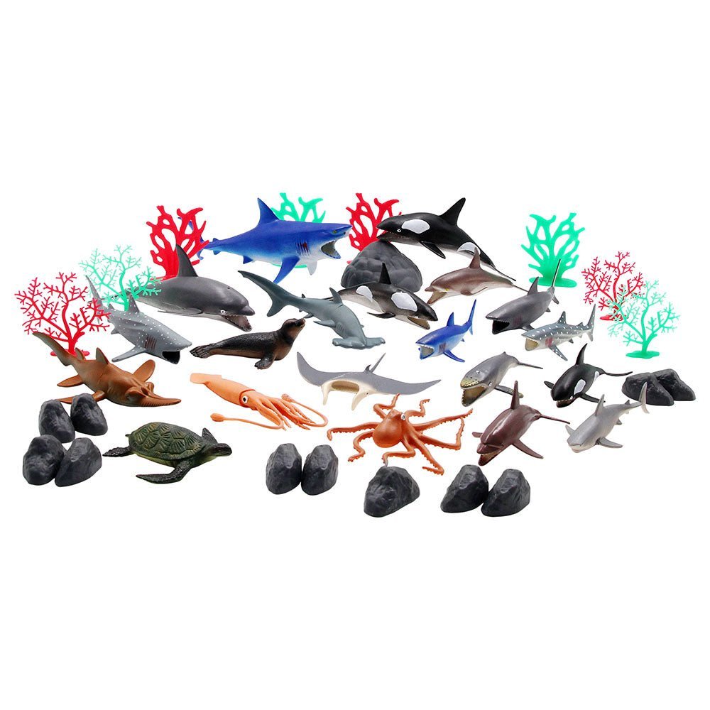 Wenno Ocean Animals Playset 28pcs - Colorland Toys