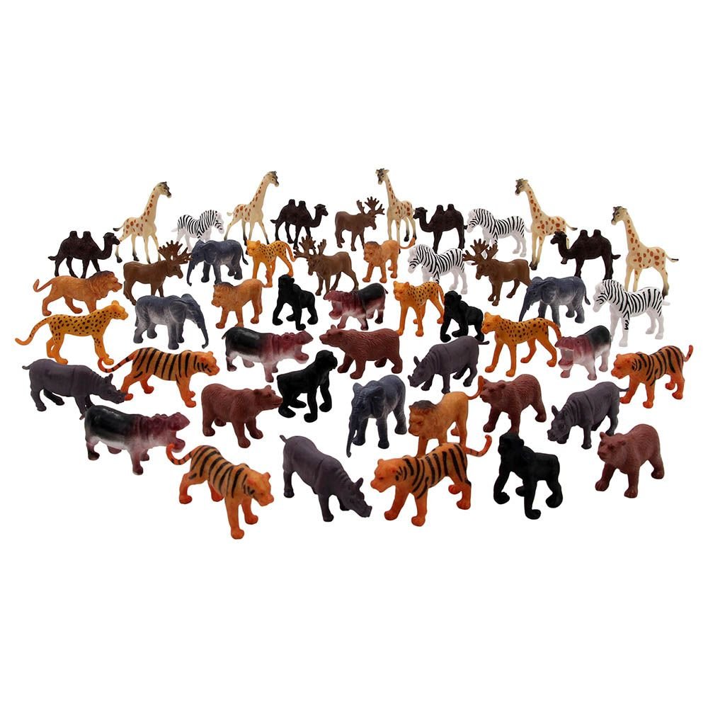 Wenno Wild Animals Playset 48pcs - Colorland Toys