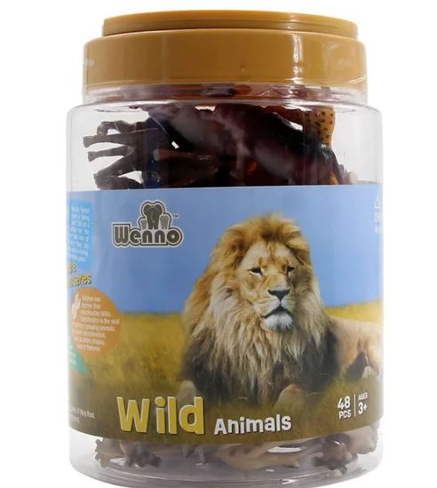 Wenno Wild Animals Playset 48pcs - Colorland Toys