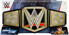 WWE World Heavyweight Wrestling Championship Title Belt Black GDB49 - Colorland Toys