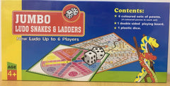 Jumbo Ludo Snakes & Ladders - Colorland Toys