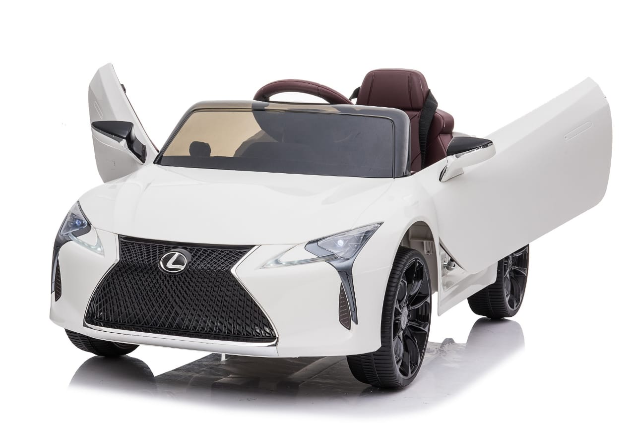 Lexus LC500 Licensed Ride On Car White 1618 - Colorland Toys