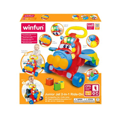 Winfun Junior Jet 2 - in - 1 Ride - On 000875 - Colorland Toys