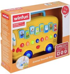 Winfun Letters And Animal Sounds Bus - Colorland Toys