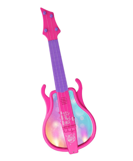 Wingda Guitar with Lights & Music 898 - 709/MBRC5080 - Colorland Toys
