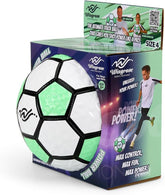 Wingrove Sports Creations Power Ball Football – Size 4 Lightweight Trick & Skills Ball for Kids and Teens – Designed by Billy & Roman Wingrove – High - Power Shot & Technique Training - Colorland Toys