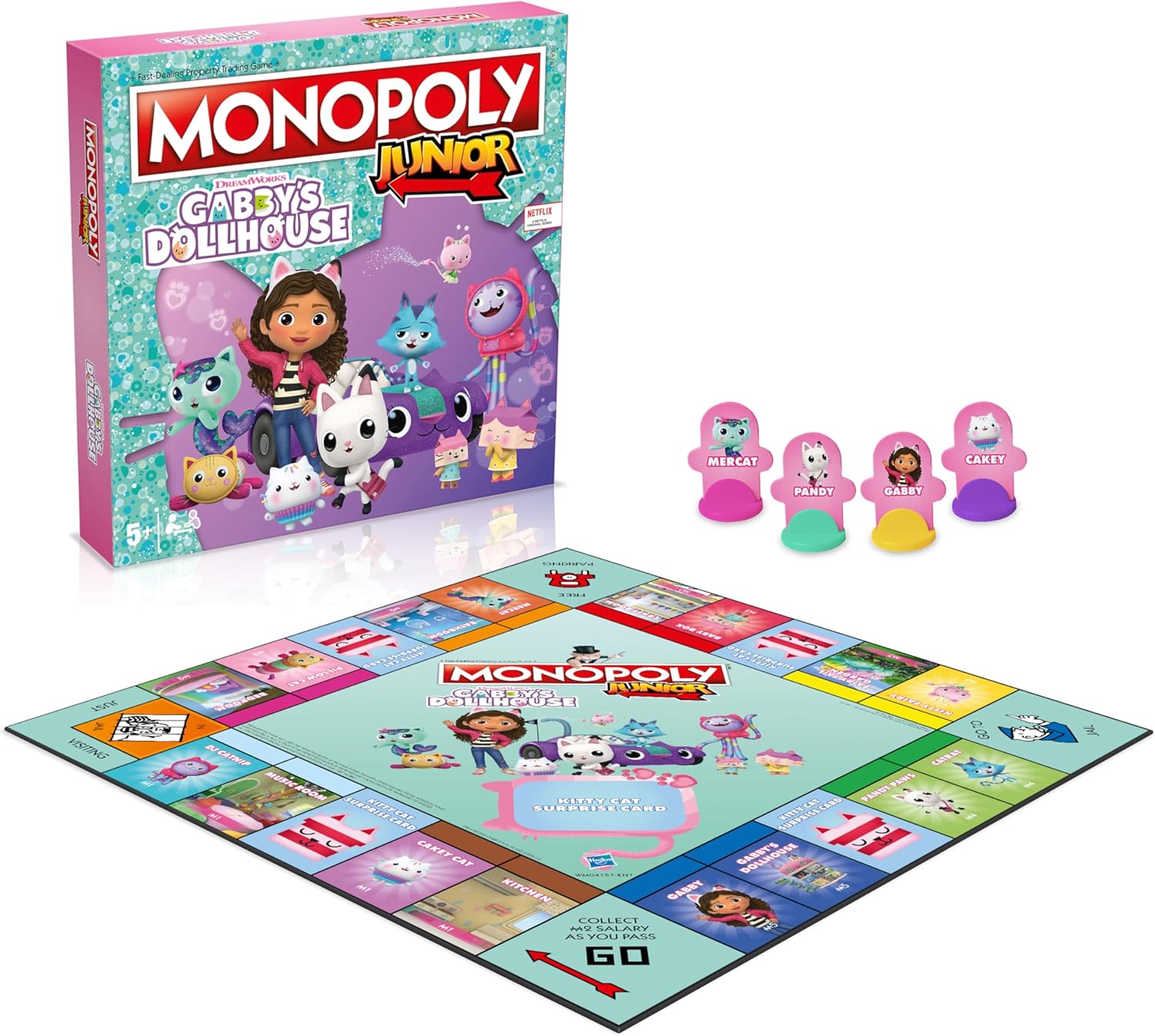Winning Moves Monopoly Junior Gabbys Dollhouse WM04157 - Colorland Toys