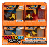 Wonder Factory Never-Dry Sand Construction Trucks Set with Vice & 104ml Sand - Colorland Toys