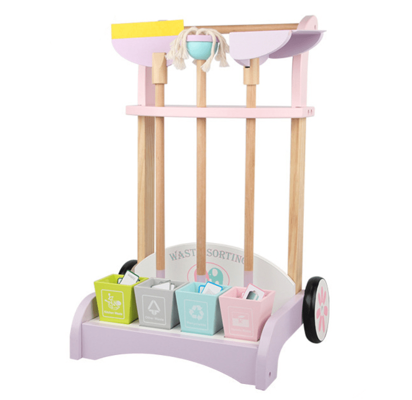 Wooden Cleaning Toy Set MSN19005 - Colorland Toys