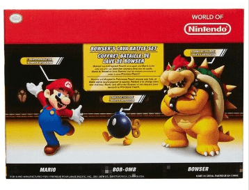 World of Nintendo Super Mario Bowser's Lava Battle Set 64512 - Colorland Toys