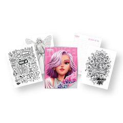 Wow Generation Colouring Notebook With 8 Metallic Gel Pens WOW00143 - Colorland Toys