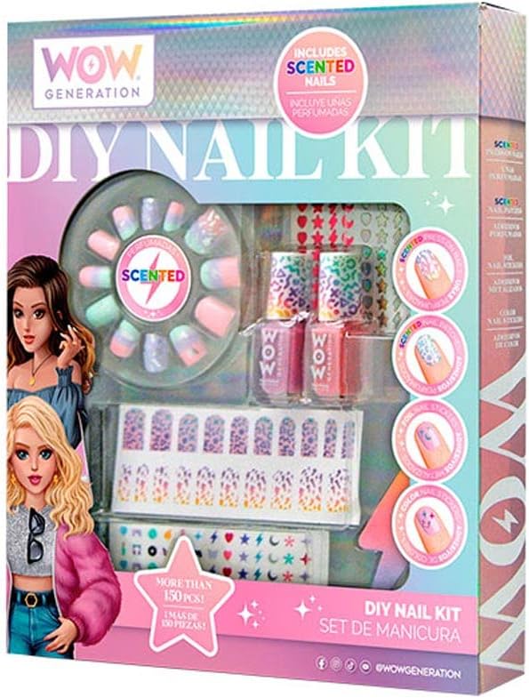 WOW Generation DIY Nail Kit WOW00017 - Colorland Toys