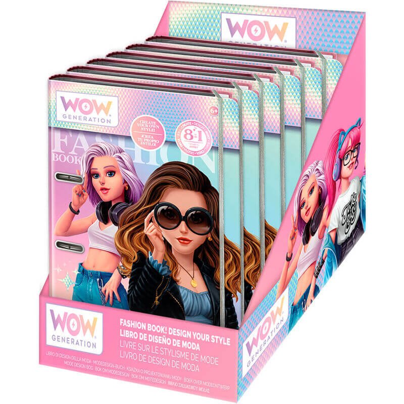 Wow Generation Notebook Design Your Style - Colorland Toys