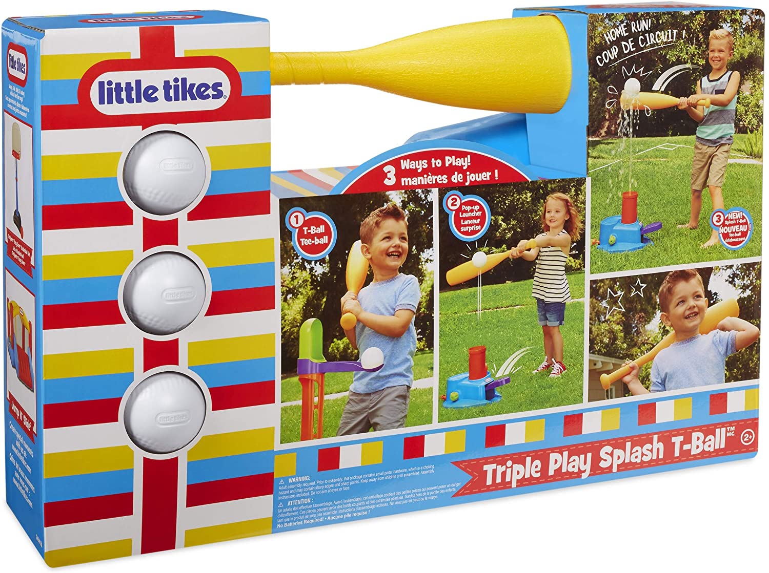Little Tikes Triple Play Splash T-Ball Set 648465 - Colorland Toys