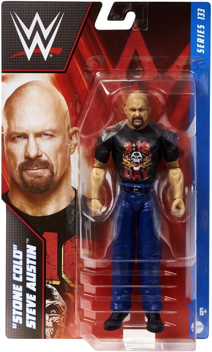 WWE Basic Figure Series 133 - Stone Cold Steve Austin HDD34/GDF62 - Colorland Toys
