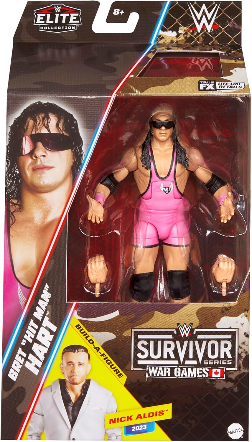 WWE Bret Hart Elite Survivor Series 2025 Action Figure