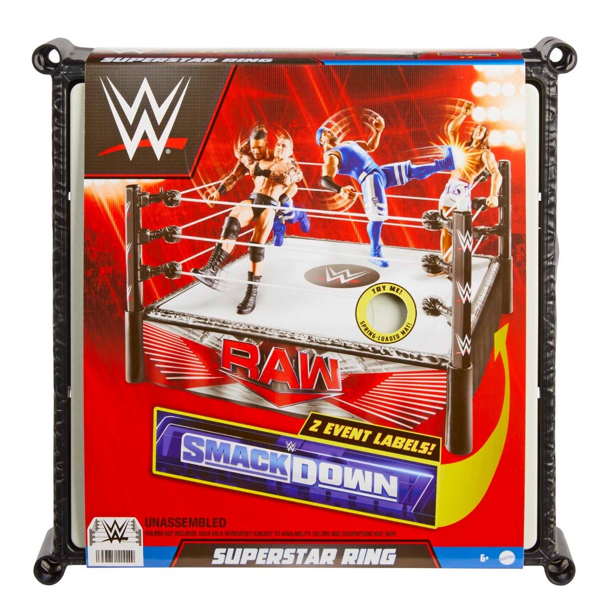 WWE RAW and Smackdown Superstar Ring 14inch HLN13 - Colorland Toys