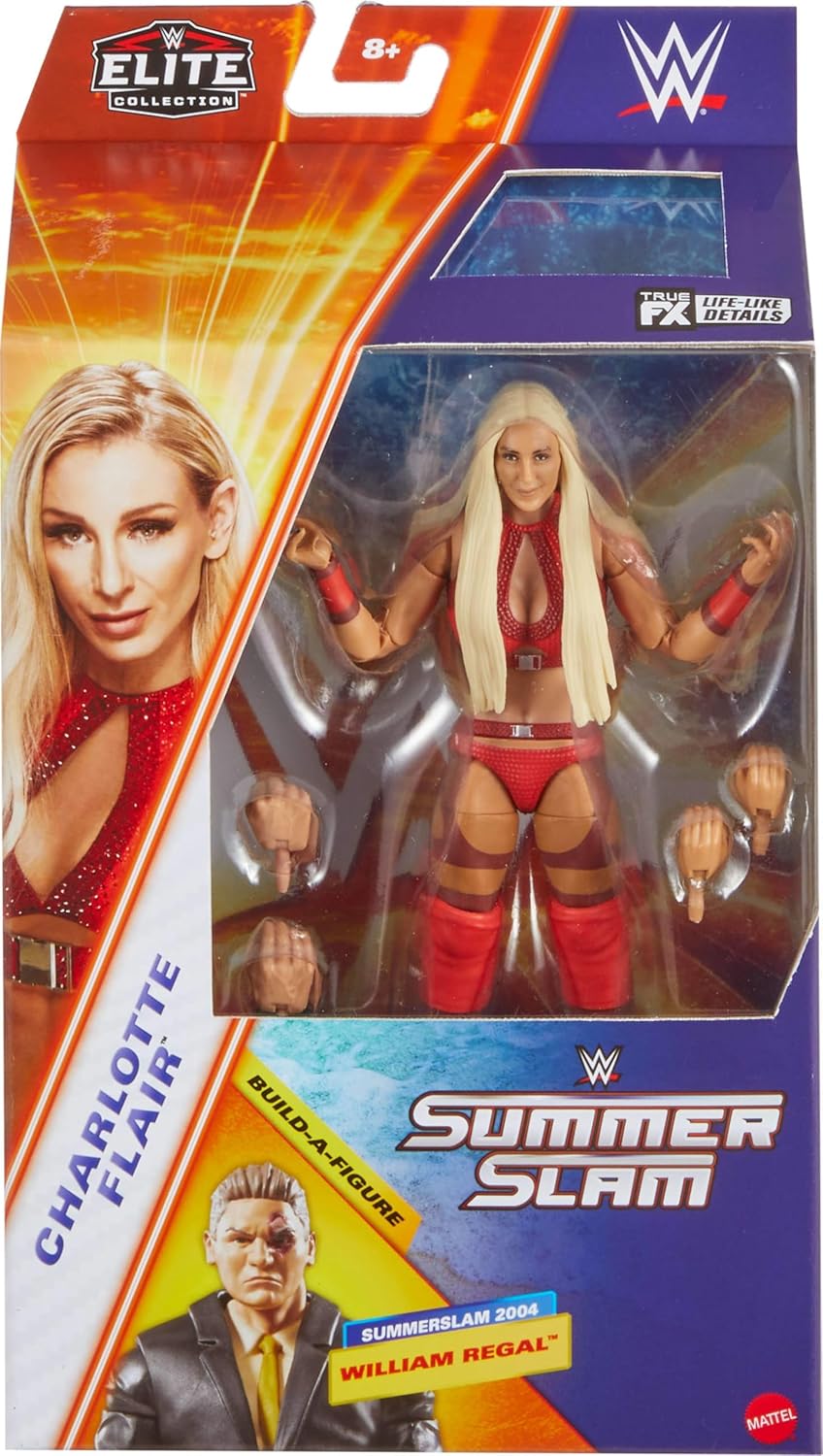 WWE Summer Slam Charlotte Flair HVF76/JCJ58 - Colorland Toys
