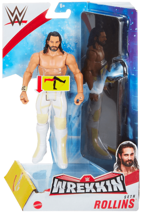 WWE Wrekkin' Figure Seth Rollins 6inch GVJ38/GGP02 - Colorland Toys