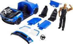 WWE Wrekkin Slam - Mobile Vehicle with The Rock Basic Action Figure GYV51 - Colorland Toys