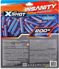 X - Shot 200 Darts Pack Refil Insanity XS - 36624 - Colorland Toys