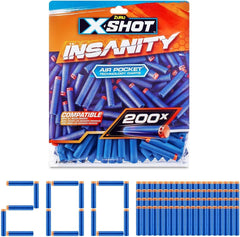 X - Shot 200 Darts Pack Refil Insanity XS - 36624 - Colorland Toys