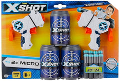 X - Shot Excel Double Micro Dart Gun Shootout Set 3621 - Colorland Toys