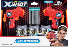 X - Shot Excel Double Micro Dart Gun Shootout Set - Colorland Toys