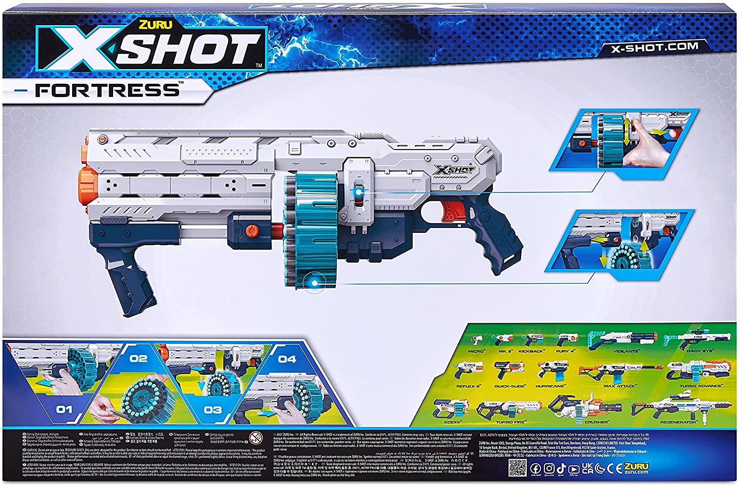 X - Shot Excel Fortress XS - 36507 - Colorland Toys