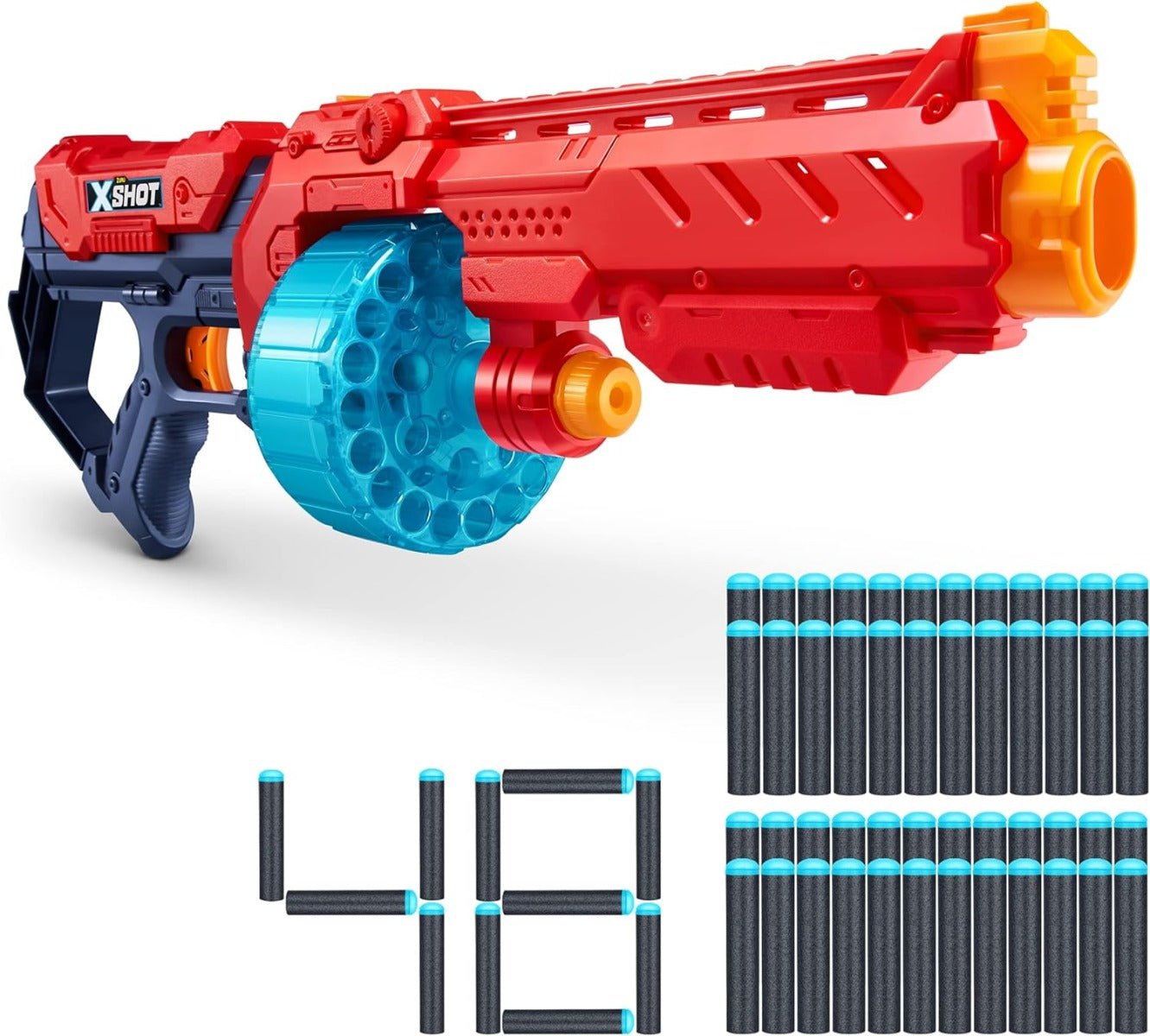 X - Shot Excel Turbo Fire Blaster With Darts 36270 - Colorland Toys