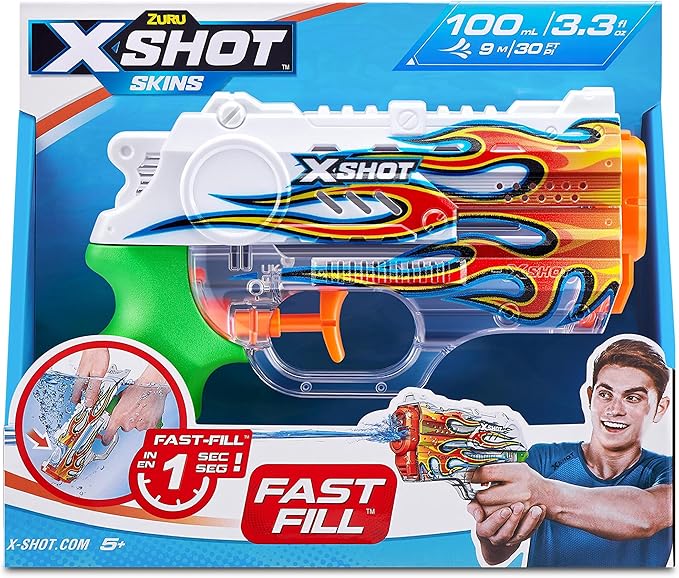 X - Shot Nano Water Fast - Fill Skins Inferno XS - 11853D - Colorland Toys