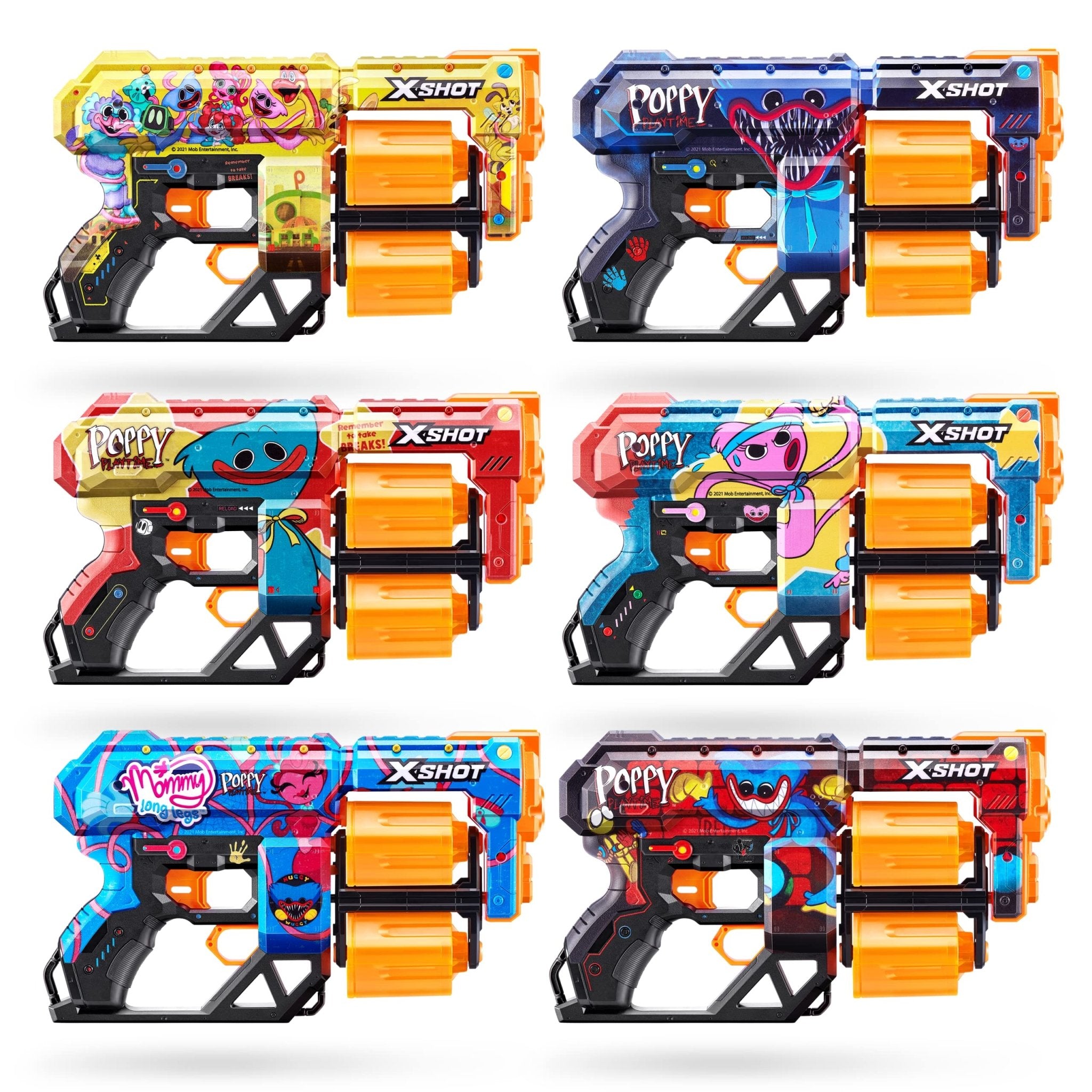 X - Shot Skins Dread Poppy Playtime 12 Darts - Kissy XS - 36650E - Colorland Toys