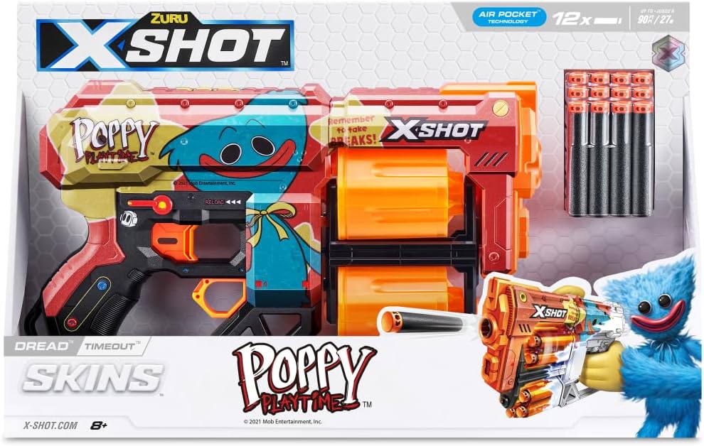 X - Shot Skins Dread Poppy Playtime 12 Darts XS - 36650B - Colorland Toys